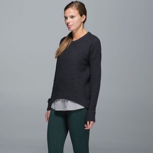Lululemon Yogi Crew Gray Sweater - NWT